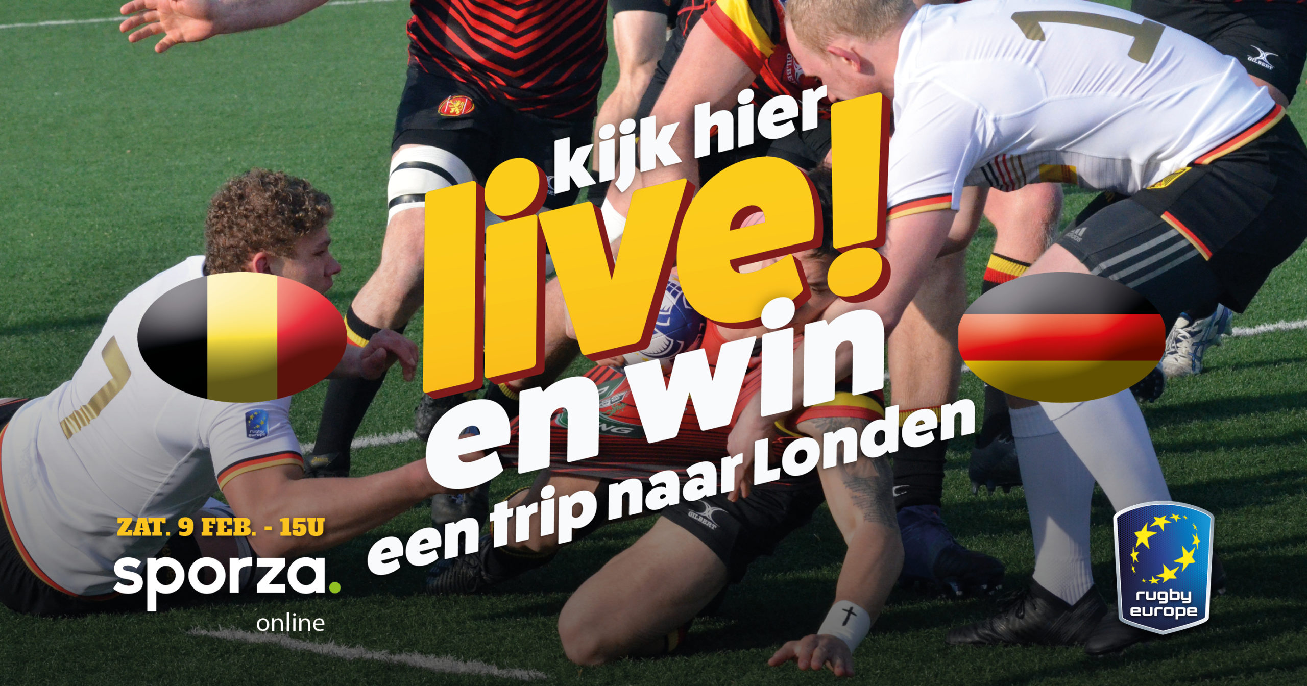 Bekijk hier live België vs Duitsland rugby en win!